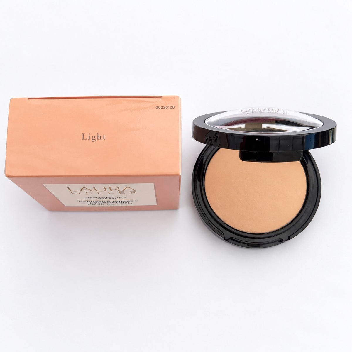 Laura Geller Double Take powder foundation, Light, 0.35 oz, new in box