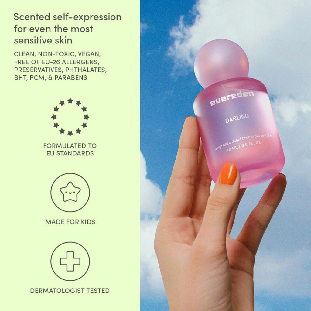 Evereden Hair & Body Mist — Clean Vegan Floral Spray 3oz