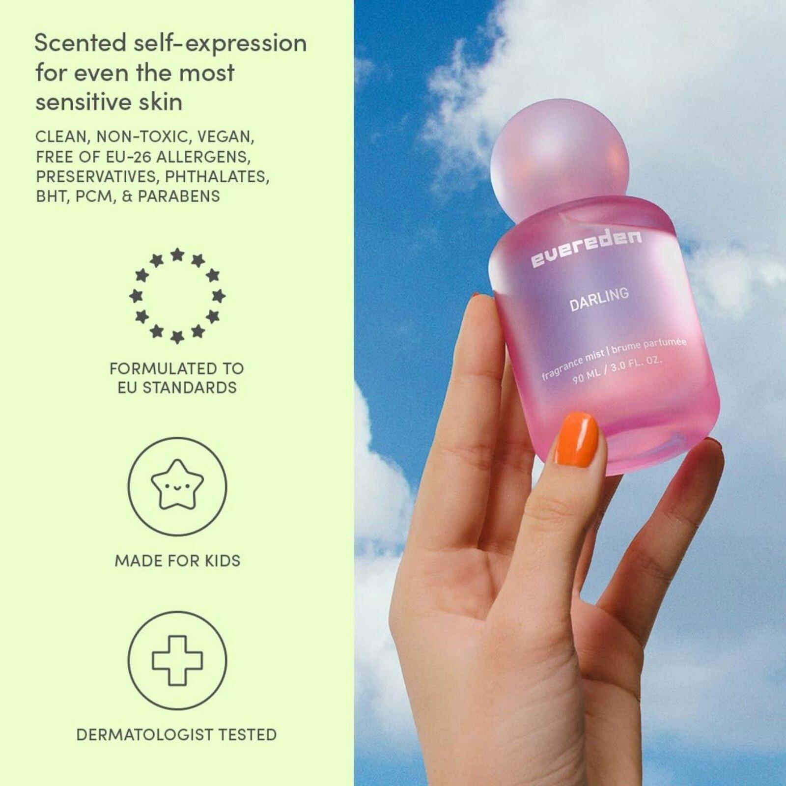 Evereden Hair & Body Mist — Clean Vegan Floral Spray 3oz