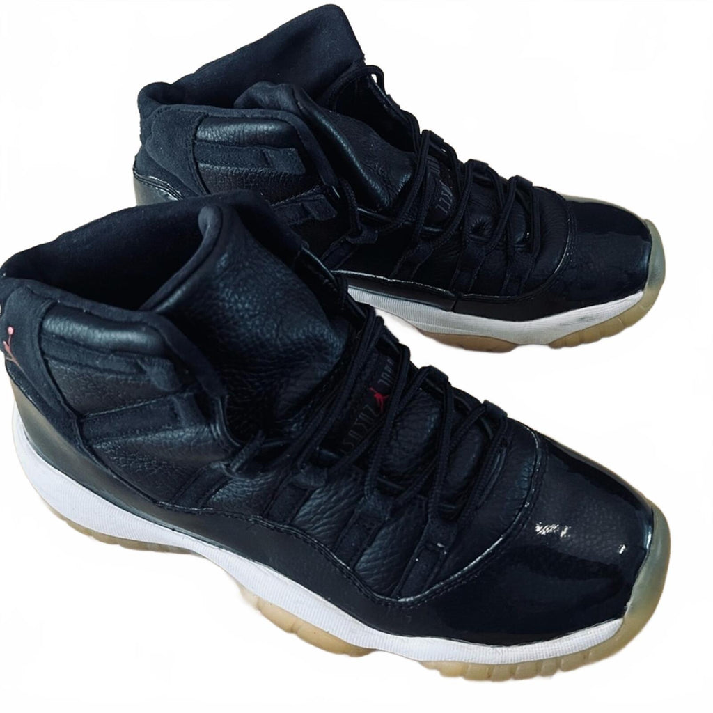 Air Jordan 11 Retro Kids Sneakers Black White Size 6.5Y Patent Leather Classic