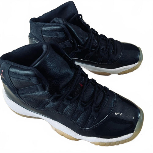 Air Jordan 11 Retro Kids Sneakers Black White Size 6.5Y Patent Leather Classic