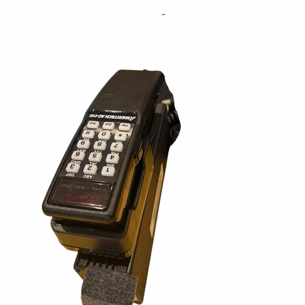 Vintage 80s Car Phone Brick – Wall Street Era Mobile Tech – Movie Prop Ready