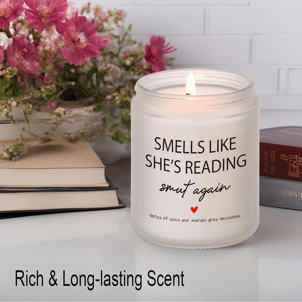 Smells Like She’s Reading Smut Again — Lavender & Eucalyptus Soy Candle