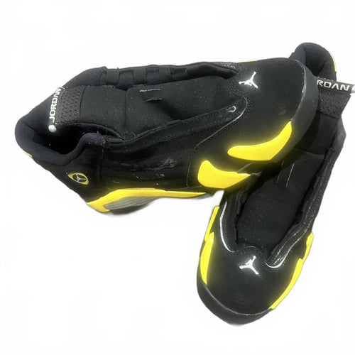 Air Jordan 14 Retro Low 'Laney' – Black Yellow | Size 6Y