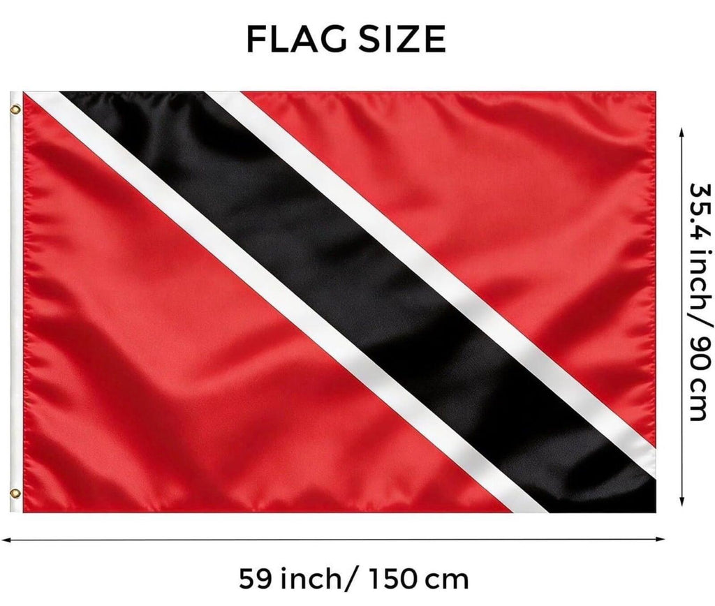 Trinidad Flag 3x5 — Bold. Proud. Unmissable.