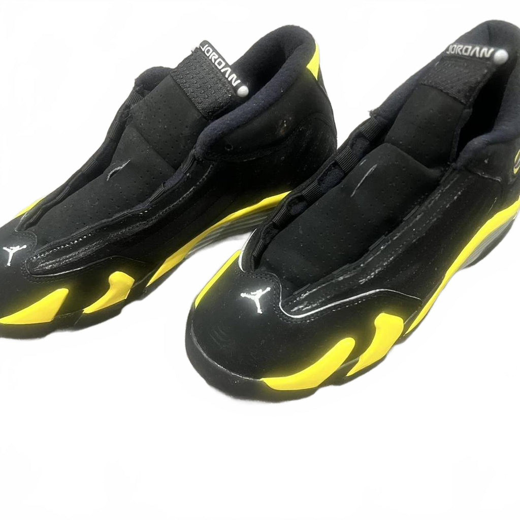Air Jordan 14 Retro Low 'Laney' – Black Yellow | Size 6Y
