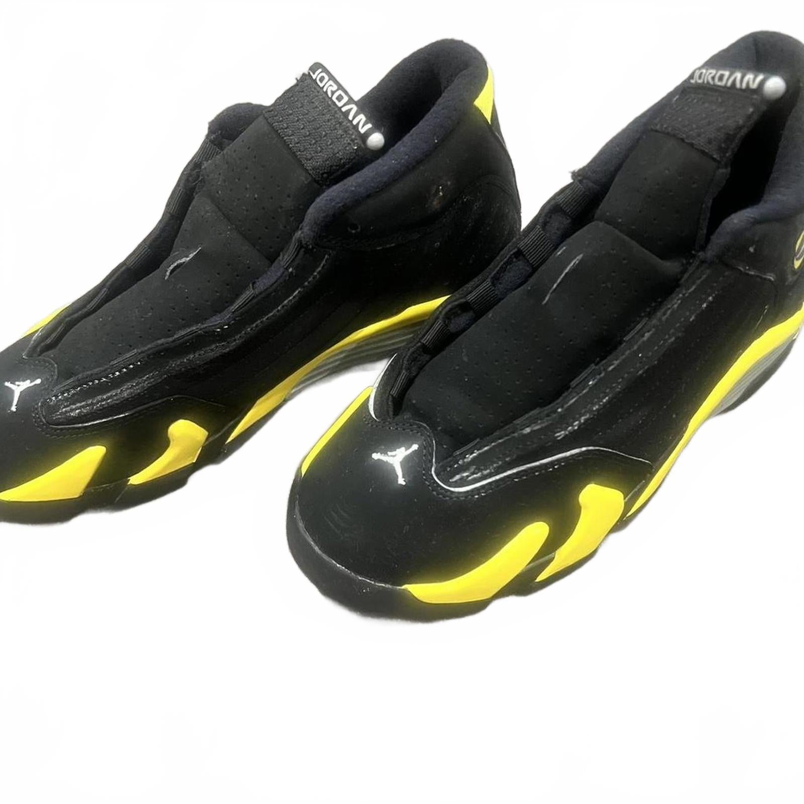Air Jordan 14 Retro Low 'Laney' – Black Yellow | Size 6Y