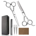 Pro Barber Scissors Set Home Haircuts Kids Men Women Sharp Stainless