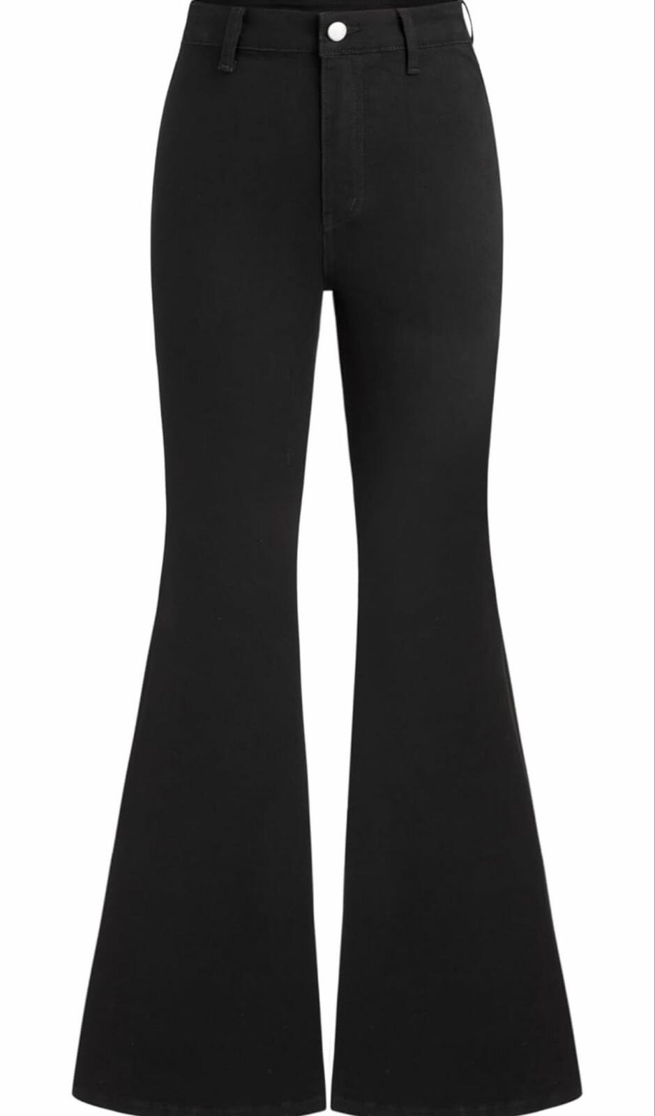 CIDER Black High Waist Flare Jeans 4XL – Stretch Bell Bottom Fit