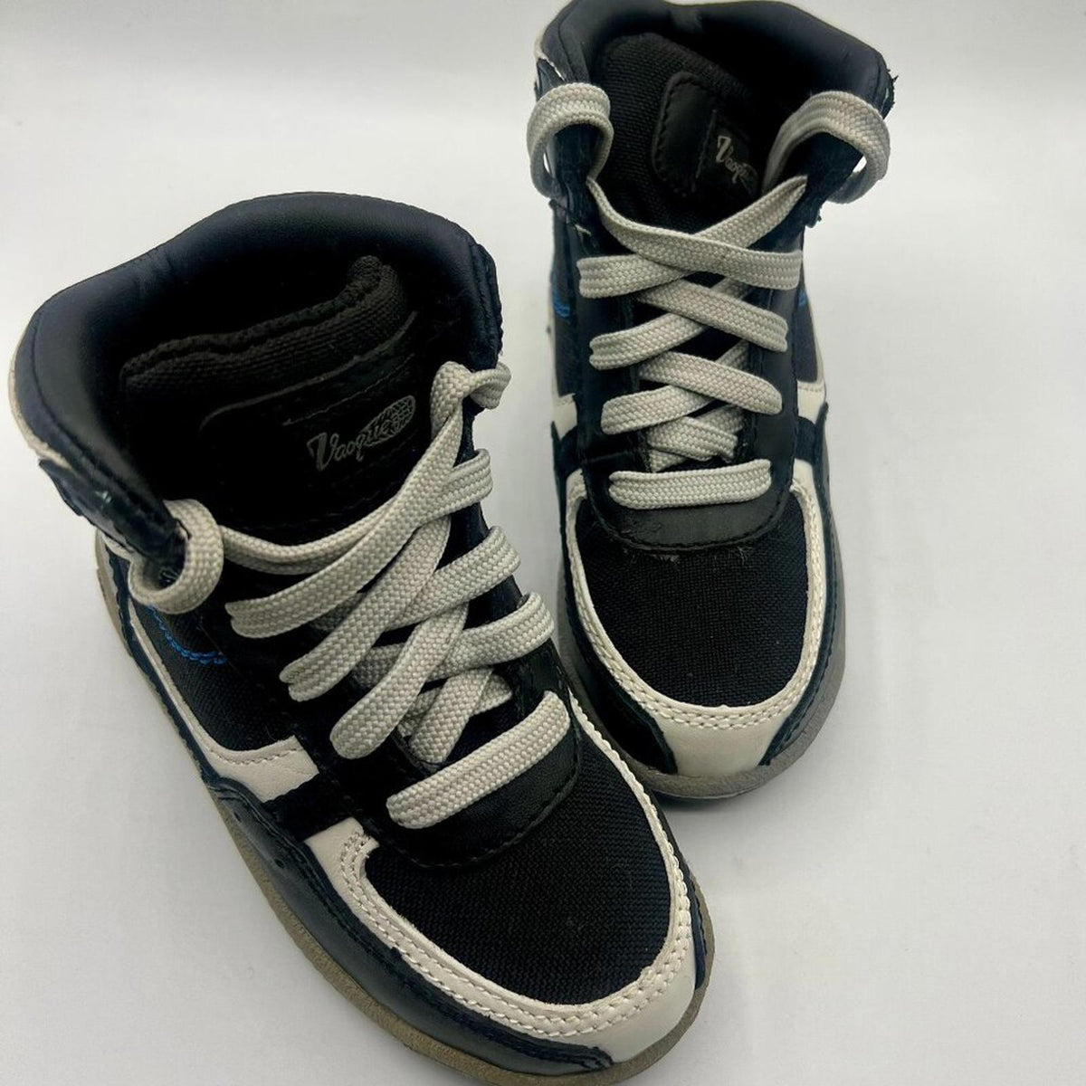 Vasque Urban Mid Top Sneakers Black White Blue Size 8