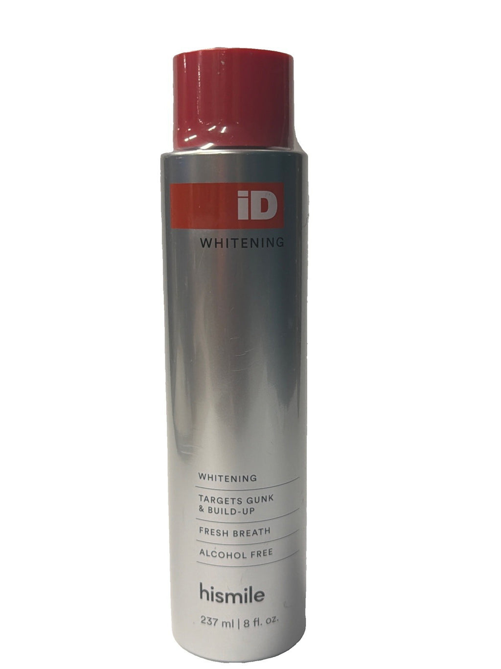 Hismile iD Stain Whitening Mouthwash Silver/Red 8 fl oz