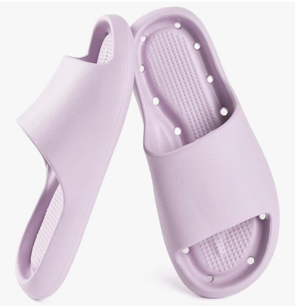CloudStep DrainFlow Slides – Quick Dry Comfort Shower Sandals