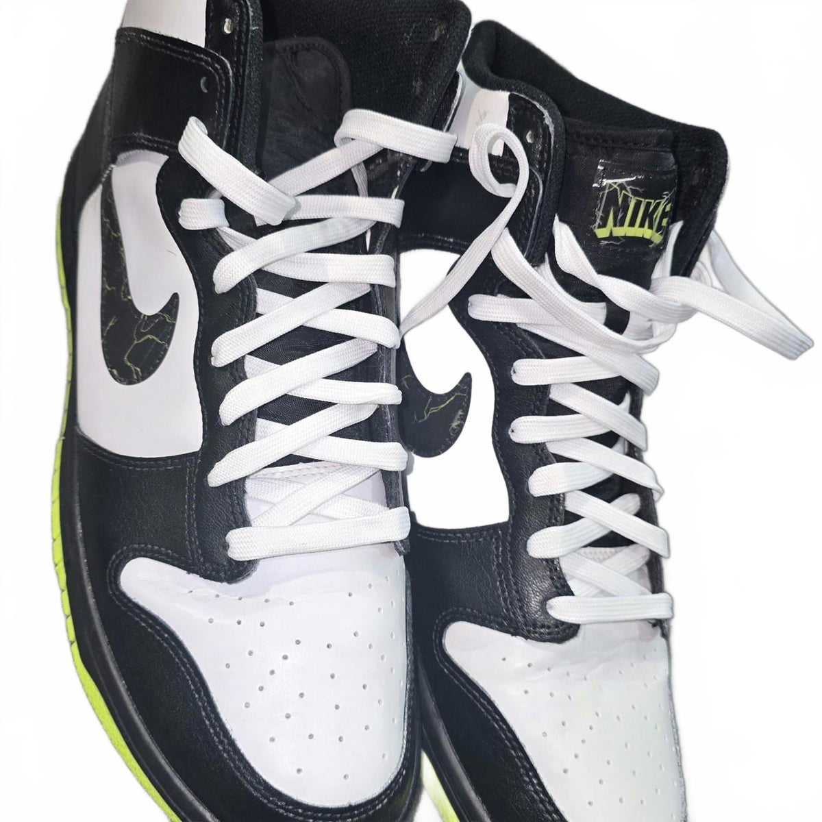 Nike Dunk High Black White Volt Men’s Size 11.5