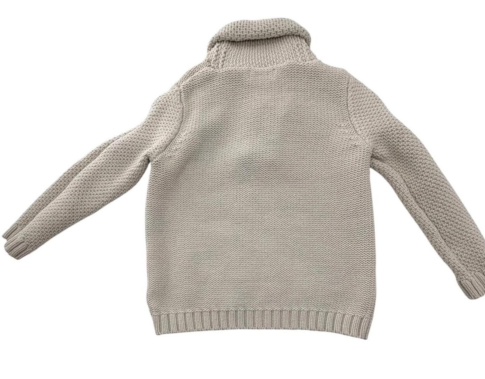 SKYR Biys Cream Cable Knit Zip Sweater — Cozy, Classic, Ready to Wear