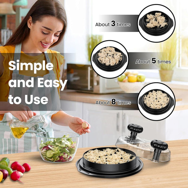 Meat Shredder Twist Lid Chicken Pork Beef Kitchen Tool BPA Free