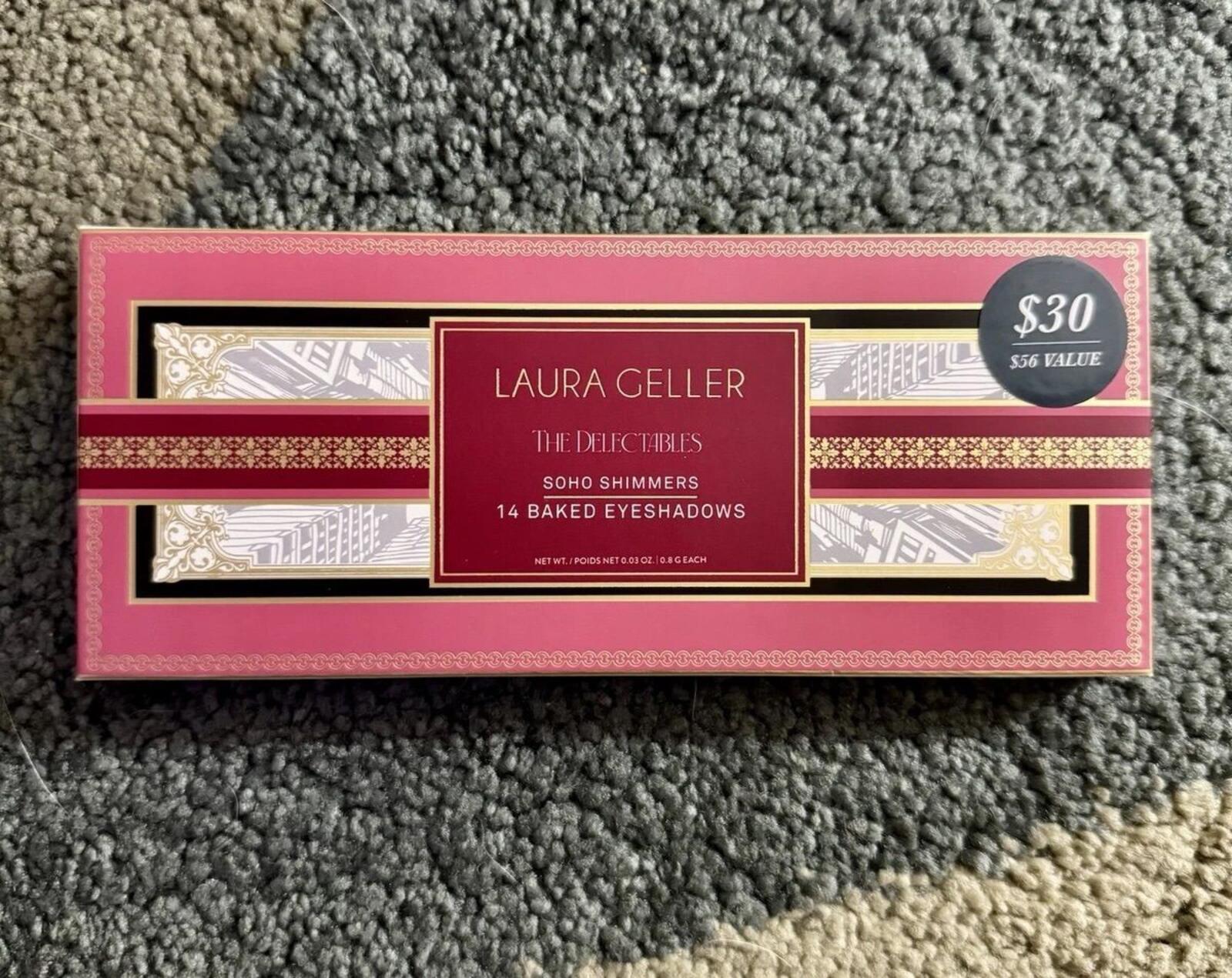Laura Geller 14-Pan Baked Eyeshadow Palette Soho Shimmers Neutral