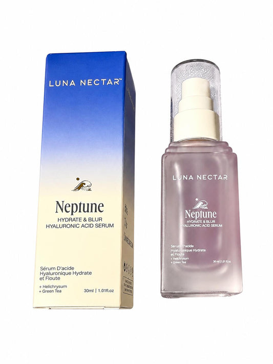Luna Nectar Neptune Hydrate and Blur Hyaluronic Acid Serum, 30 ml