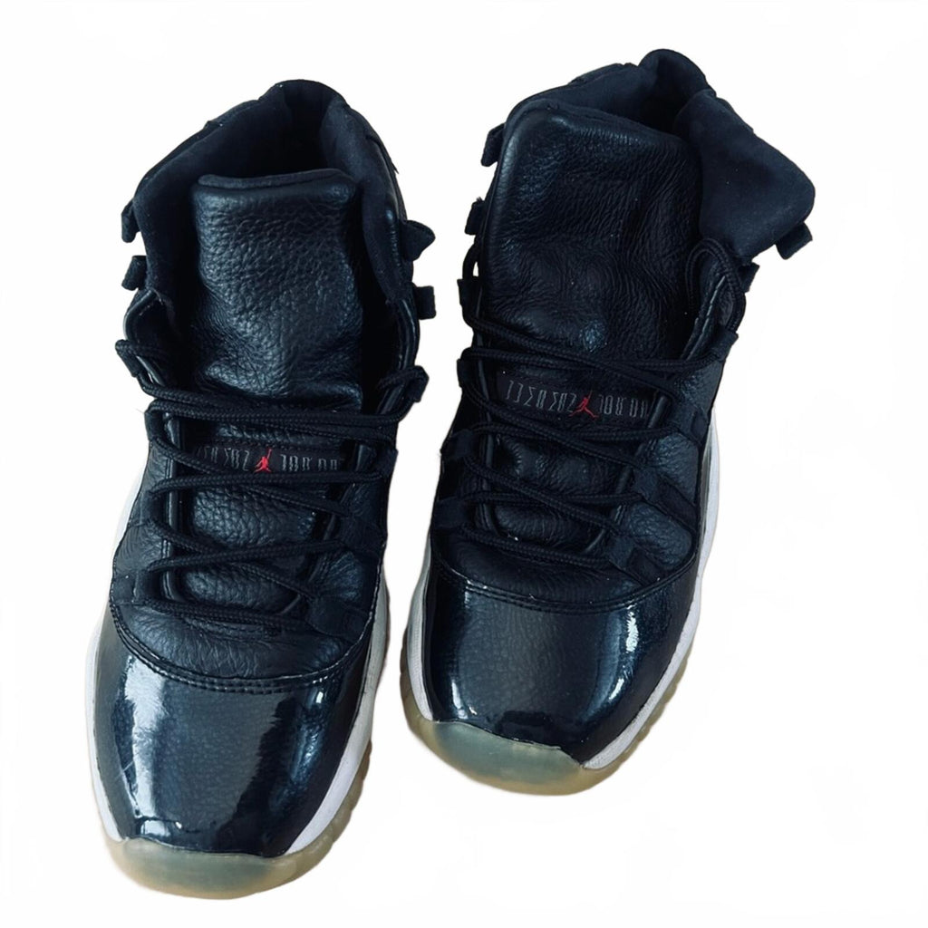 Air Jordan 11 Retro Kids Sneakers Black White Size 6.5Y Patent Leather Classic