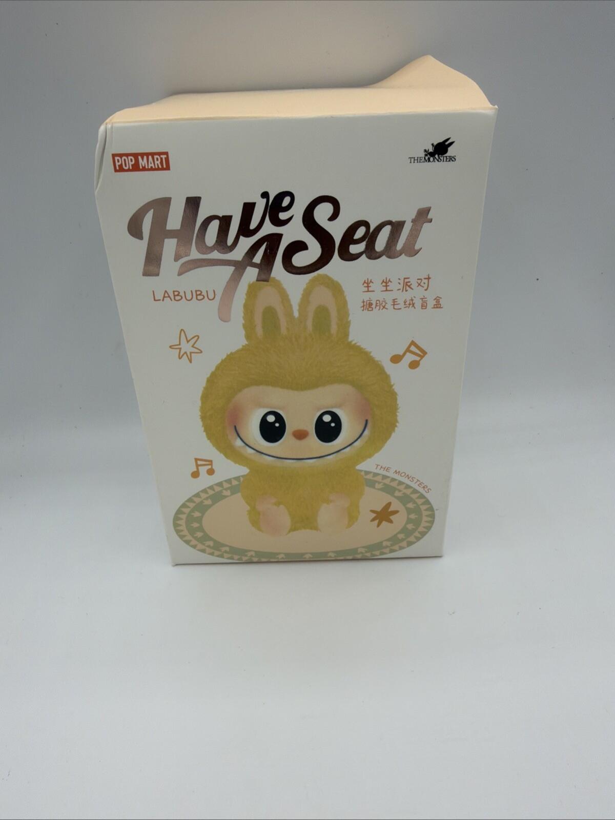 POP MART The Monsters Have A Seat Labubu Blind Box Vinyl Plush New