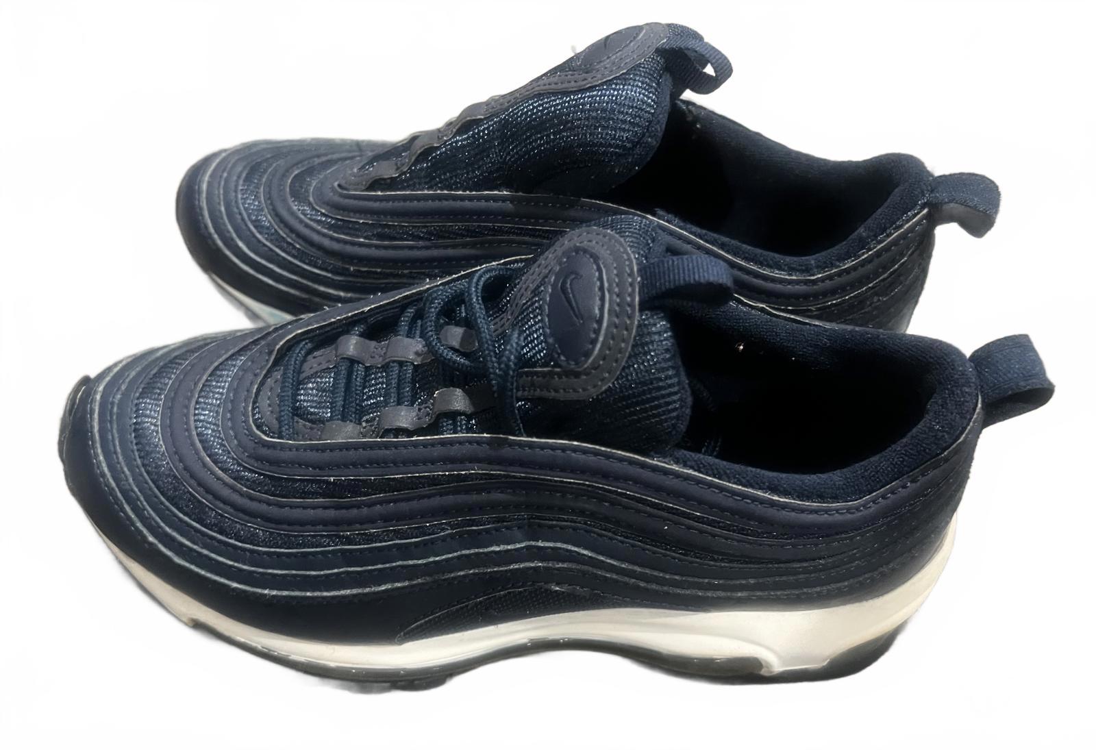 Nike Air Max 97 Sneakers Navy Blue Size 5 Boy's Classic Style