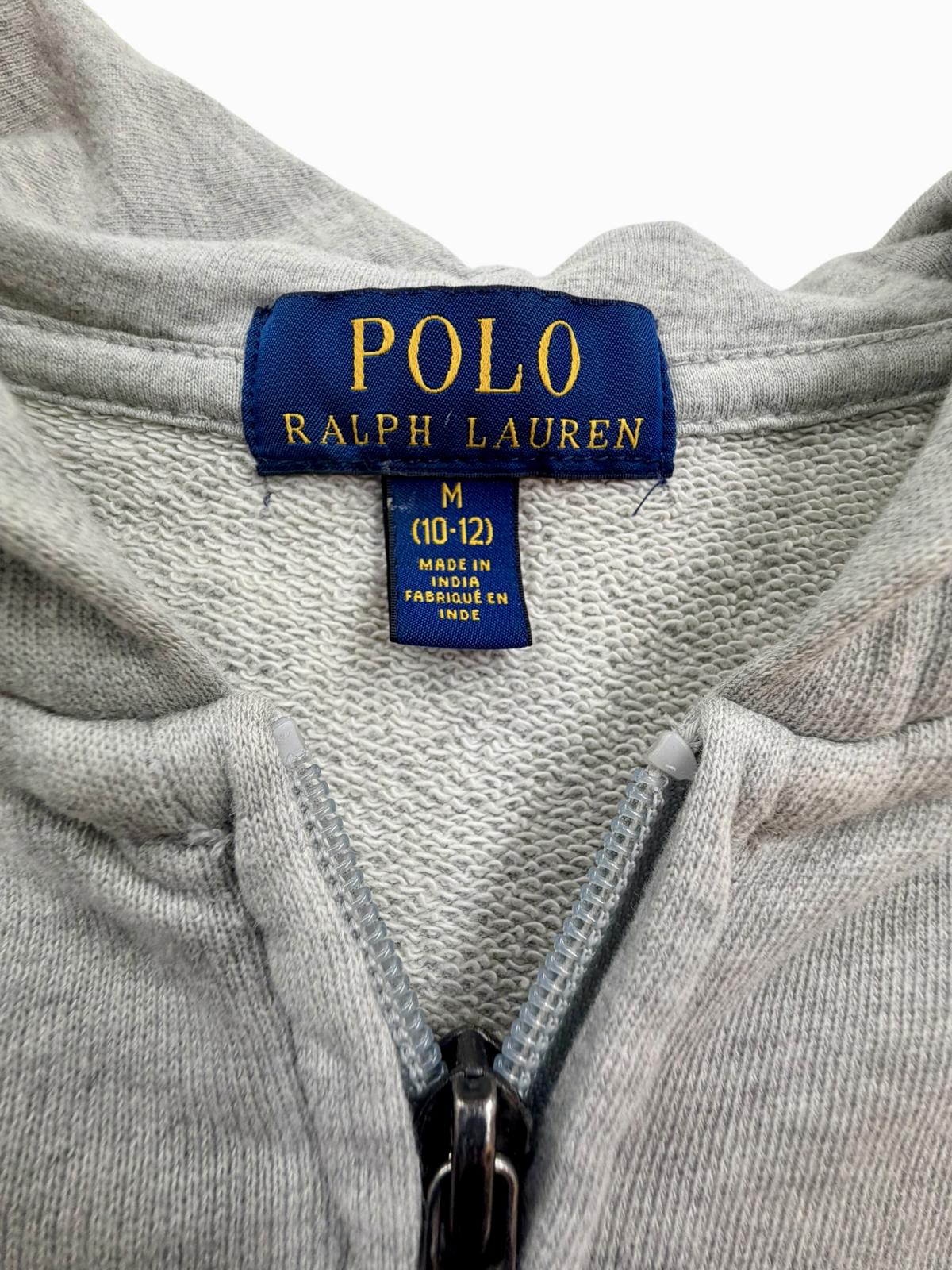 Polo Ralph Lauren Boys Graffiti Full-Zip Hoodie Gray Size M (10-12)