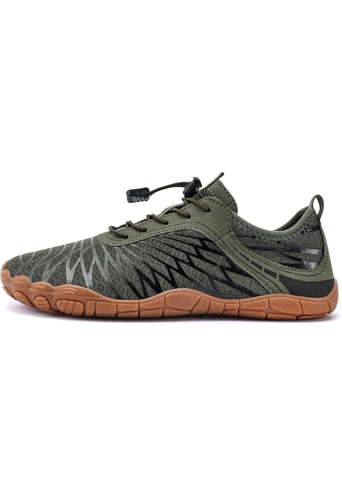 Men's Barefoot Trail Shoes Olive Green- (Men Sz 11)