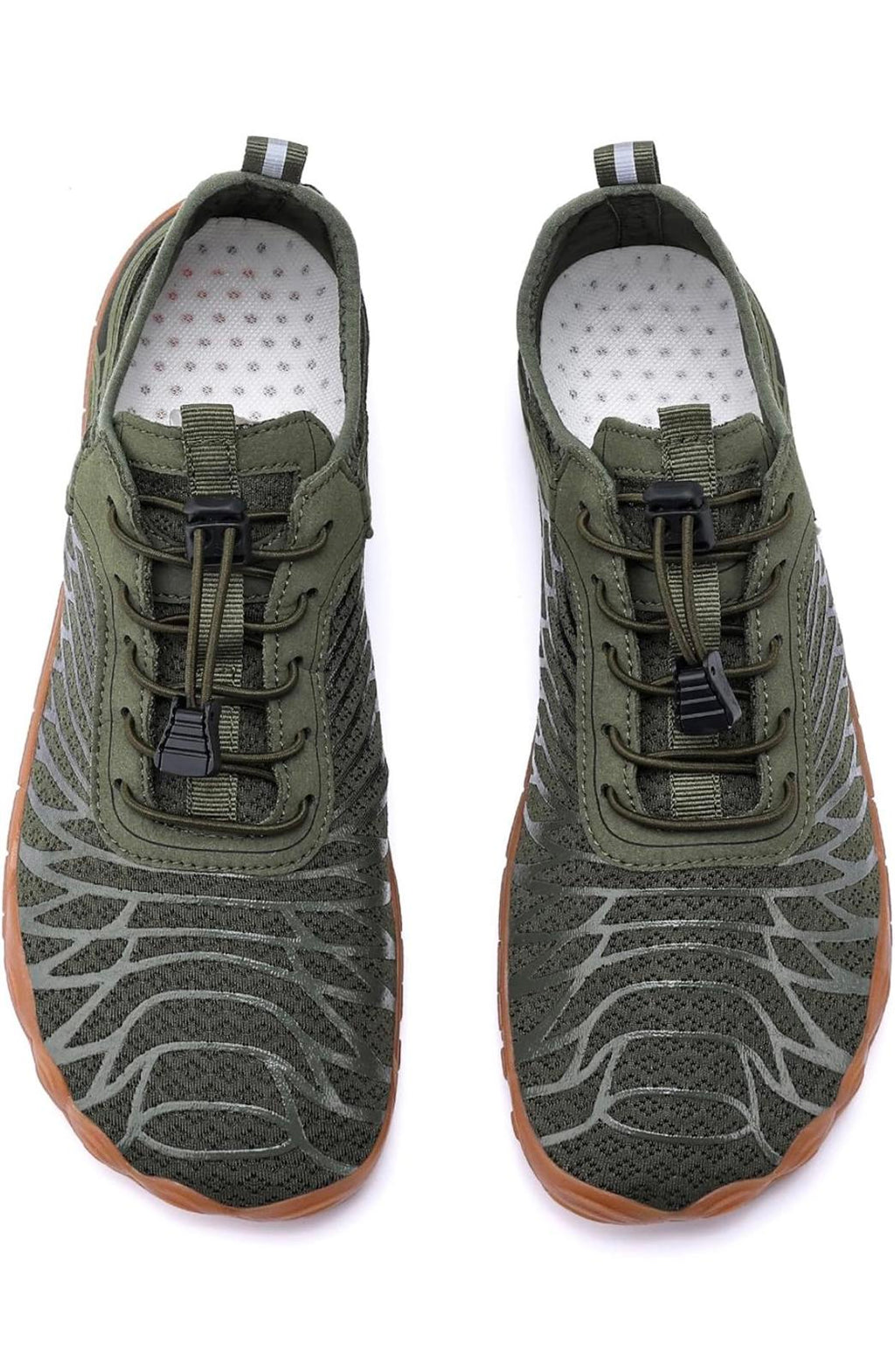 Men's Barefoot Trail Shoes Olive Green- (Men Sz 8)