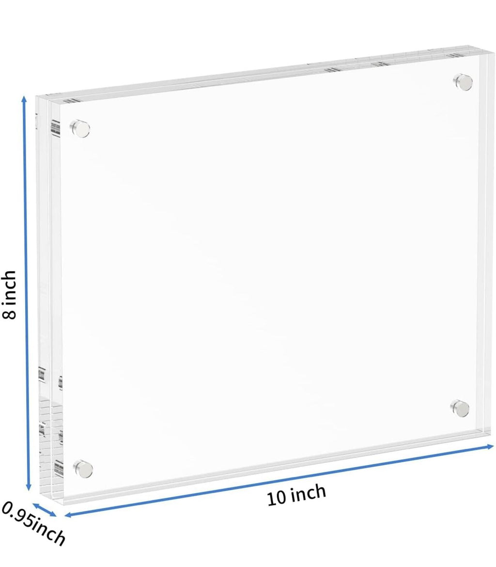 Clear Acrylic Picture Frame ✨ Floating Memory Display