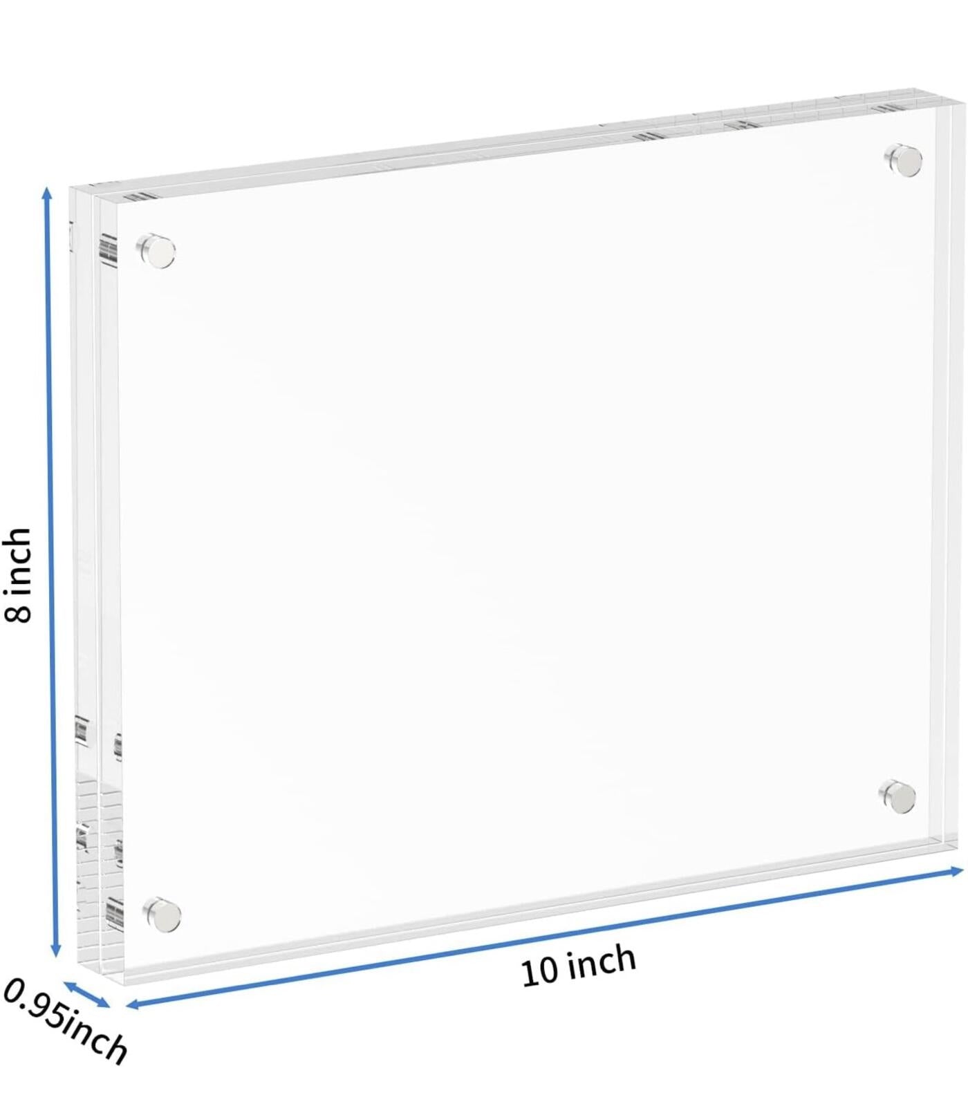 Clear Acrylic Picture Frame ✨ Floating Memory Display