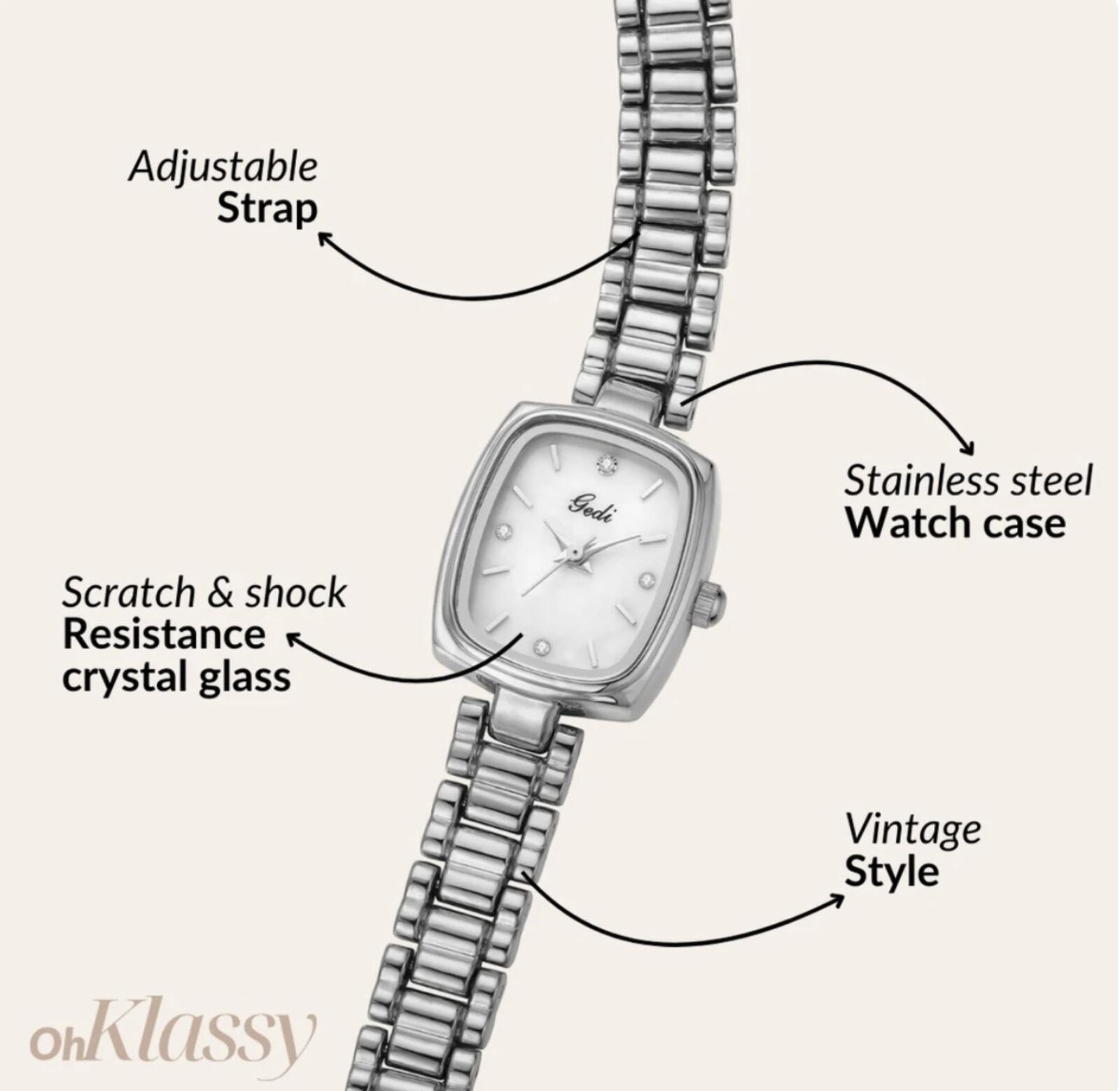 Silver Watch | Elegant Minimal Style | Everyday Confidence