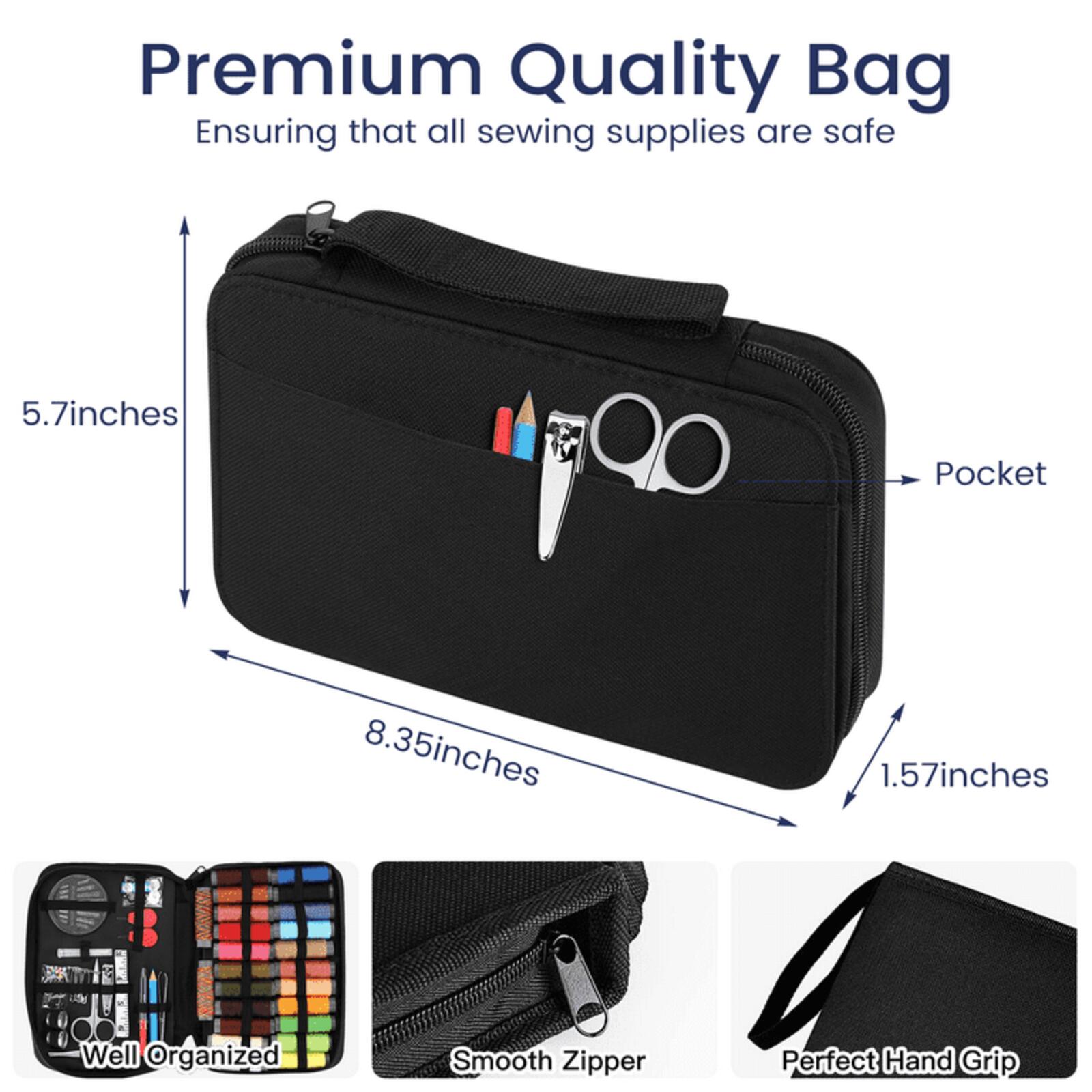 All-in-One Sewing Kit Case Complete Repair Set Home Travel Emergencies