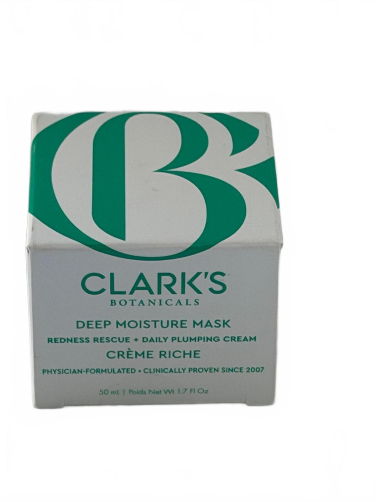Clark's Botanicals Deep Moisture Mask plumping cream for redness, 50 ml
