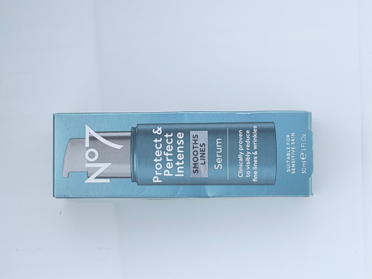No7 Protect and Perfect Intense Advanced Serum with original box