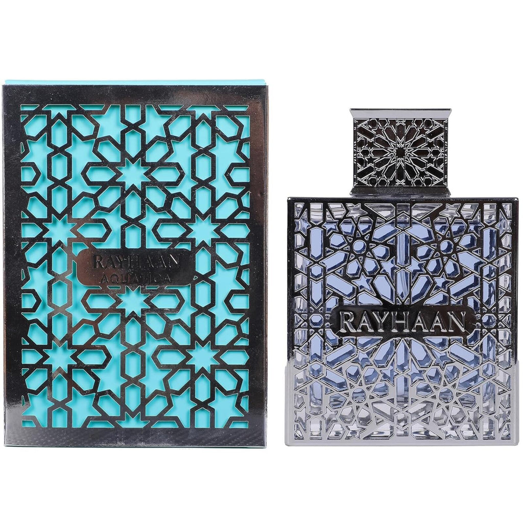 Rayhaan Aquatica EDP Fresh Marine Citrus Long Lasting Fragrance Men 3.4 oz