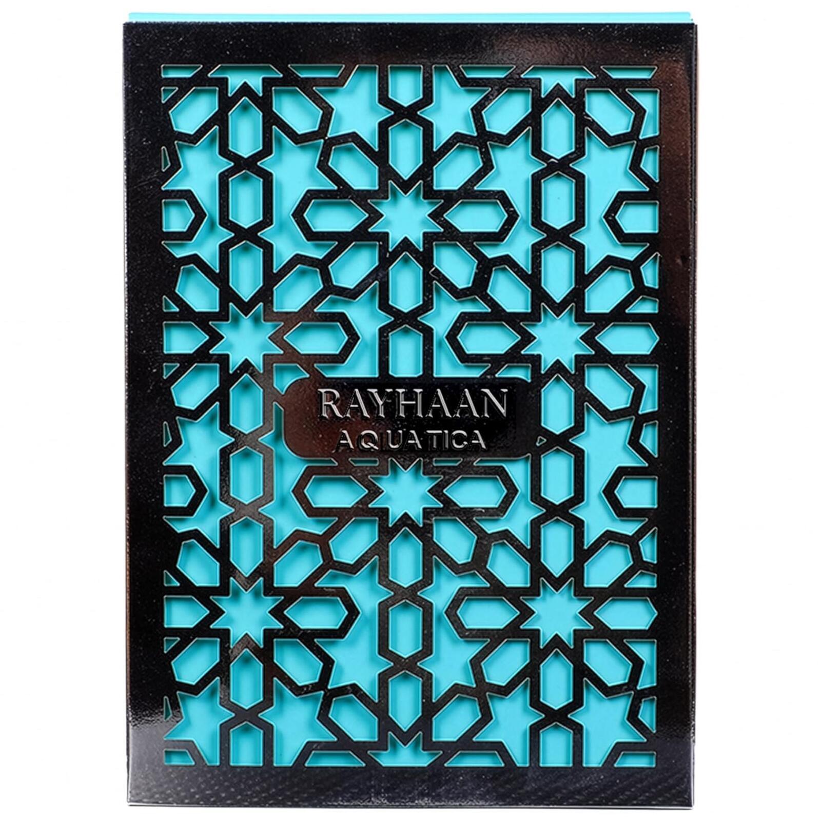 Rayhaan Aquatica EDP Fresh Marine Citrus Long Lasting Fragrance Men 3.4 oz