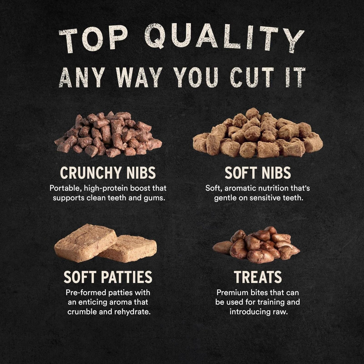 Vital Essentials Freeze Dried Raw Rabbit Mini Patties for Cats 8 oz