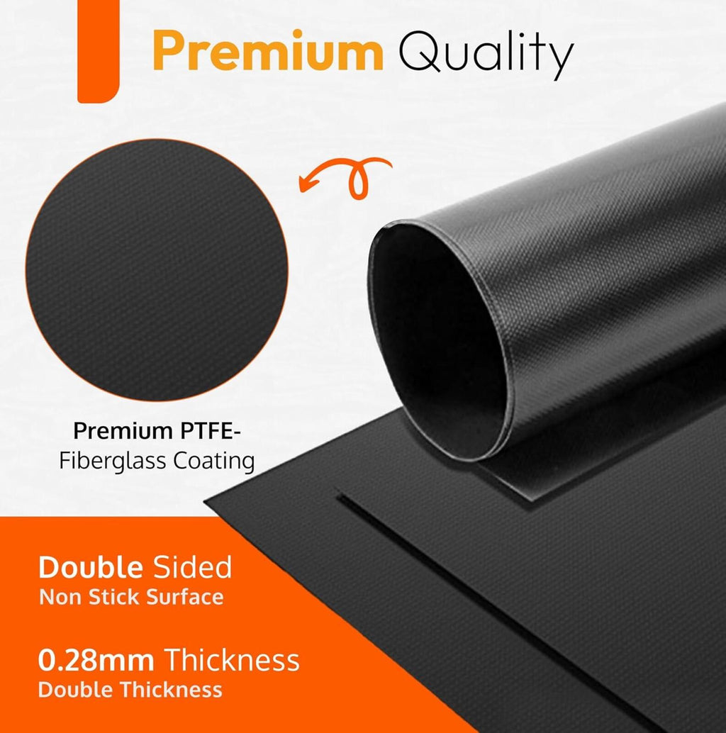Oven Liner 2-Pack | 17" x 25" | Non-Stick, Heavy Duty, BPA & PFOA Free