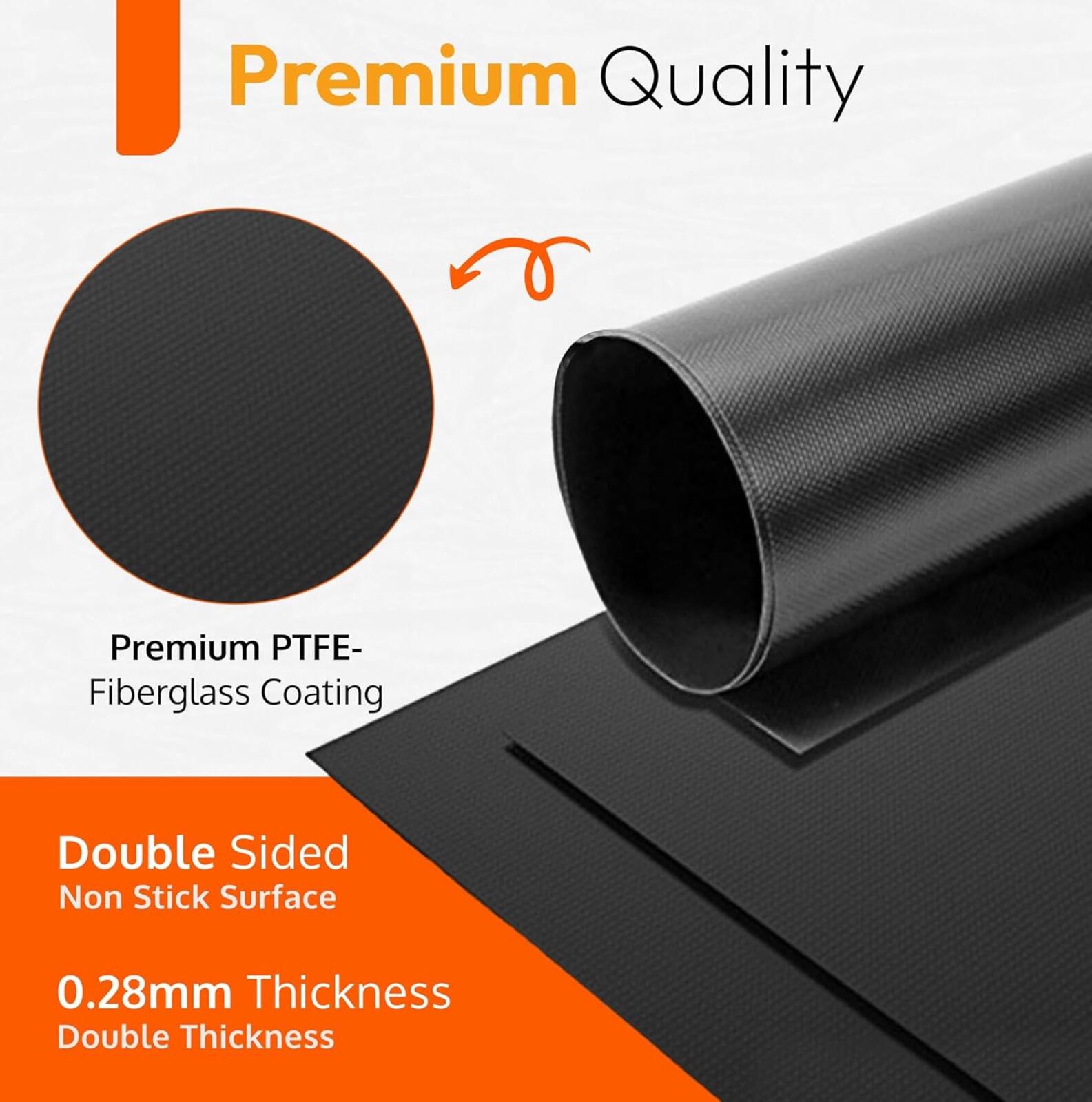 Oven Liner 2-Pack | 17" x 25" | Non-Stick, Heavy Duty, BPA & PFOA Free