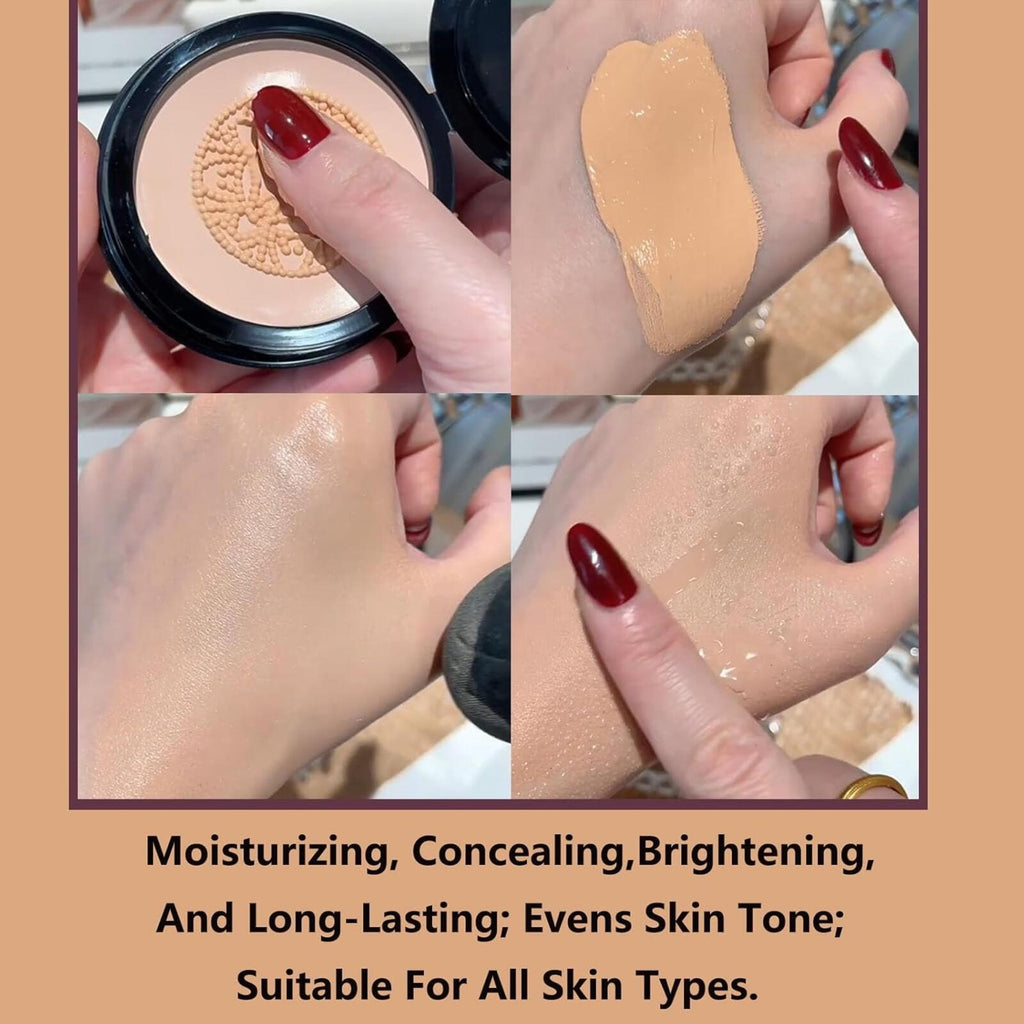 Luvie Glow 2026 Mushroom Air Cushion Foundation CC Cream 24HR Matte IVORY
