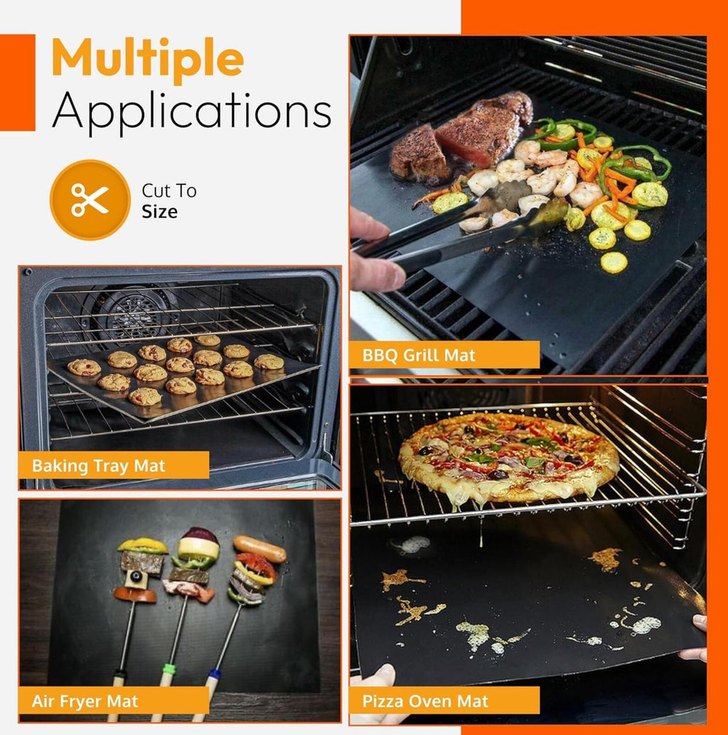 Oven Liner 2-Pack | 17" x 25" | Non-Stick, Heavy Duty, BPA & PFOA Free