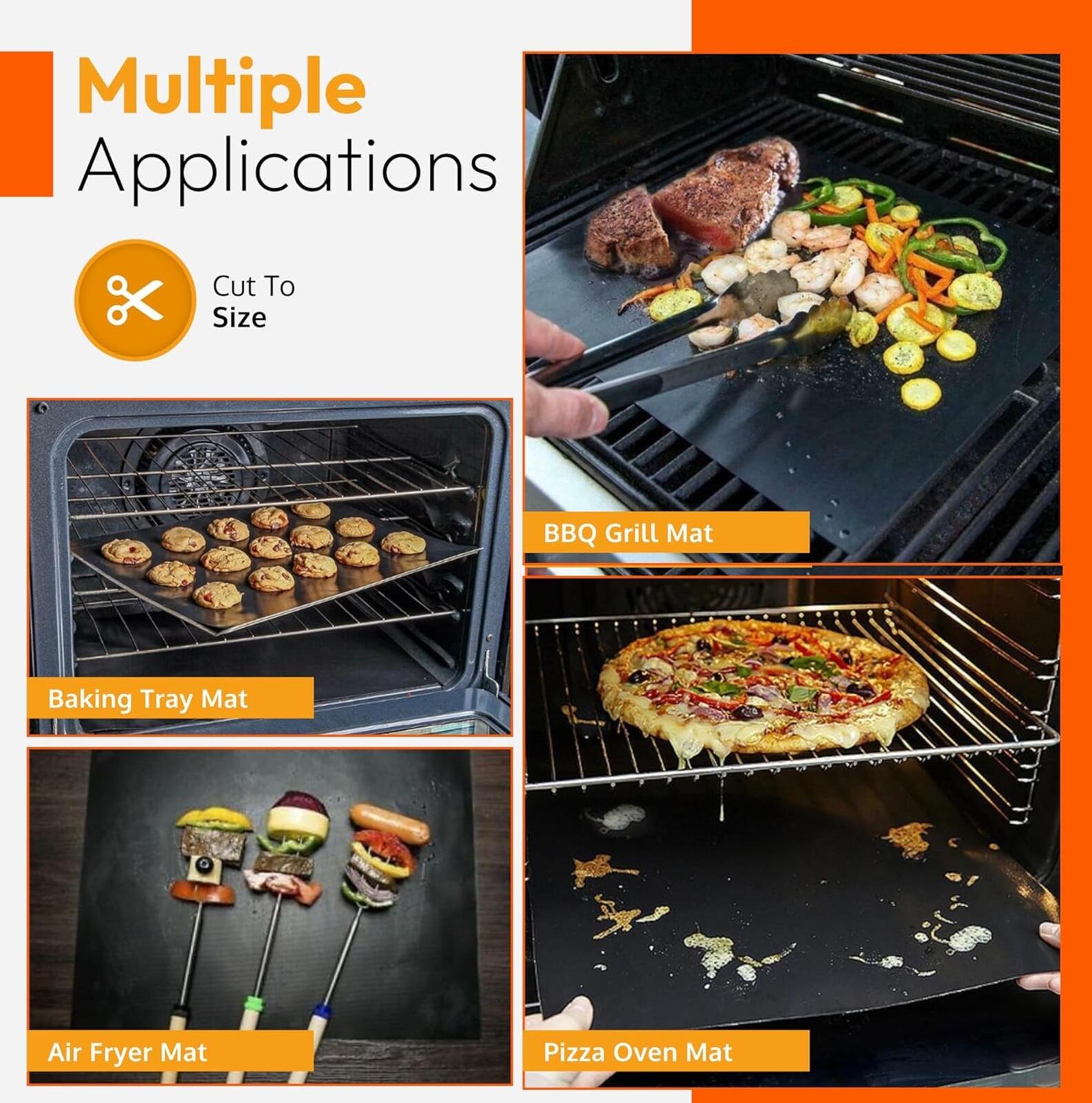 Oven Liner 2-Pack | 17" x 25" | Non-Stick, Heavy Duty, BPA & PFOA Free