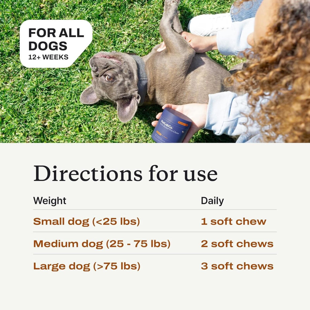 PetLab Co. Salmon Itch Relief Chews for Dogs | Omega 3 Skin & Allergy Support