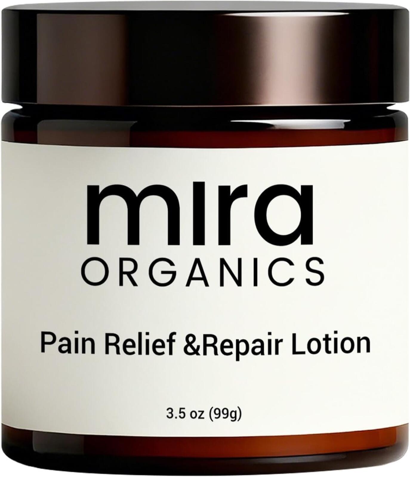 Mira ORGANICS Pain Relief & Repair Lotion 3.5oz - for All Skin Types