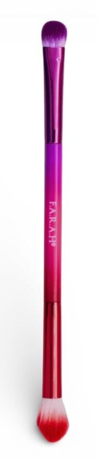 F.A.R.A.H dual ended makeup brush duo with vegan bristles