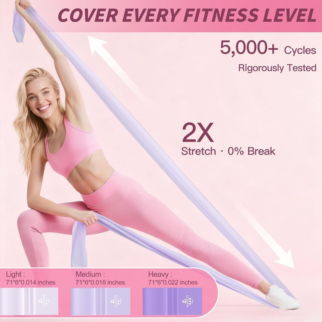 Resistance Bands & Pilates Ball Set - Multi-Level Strength Training Kit
