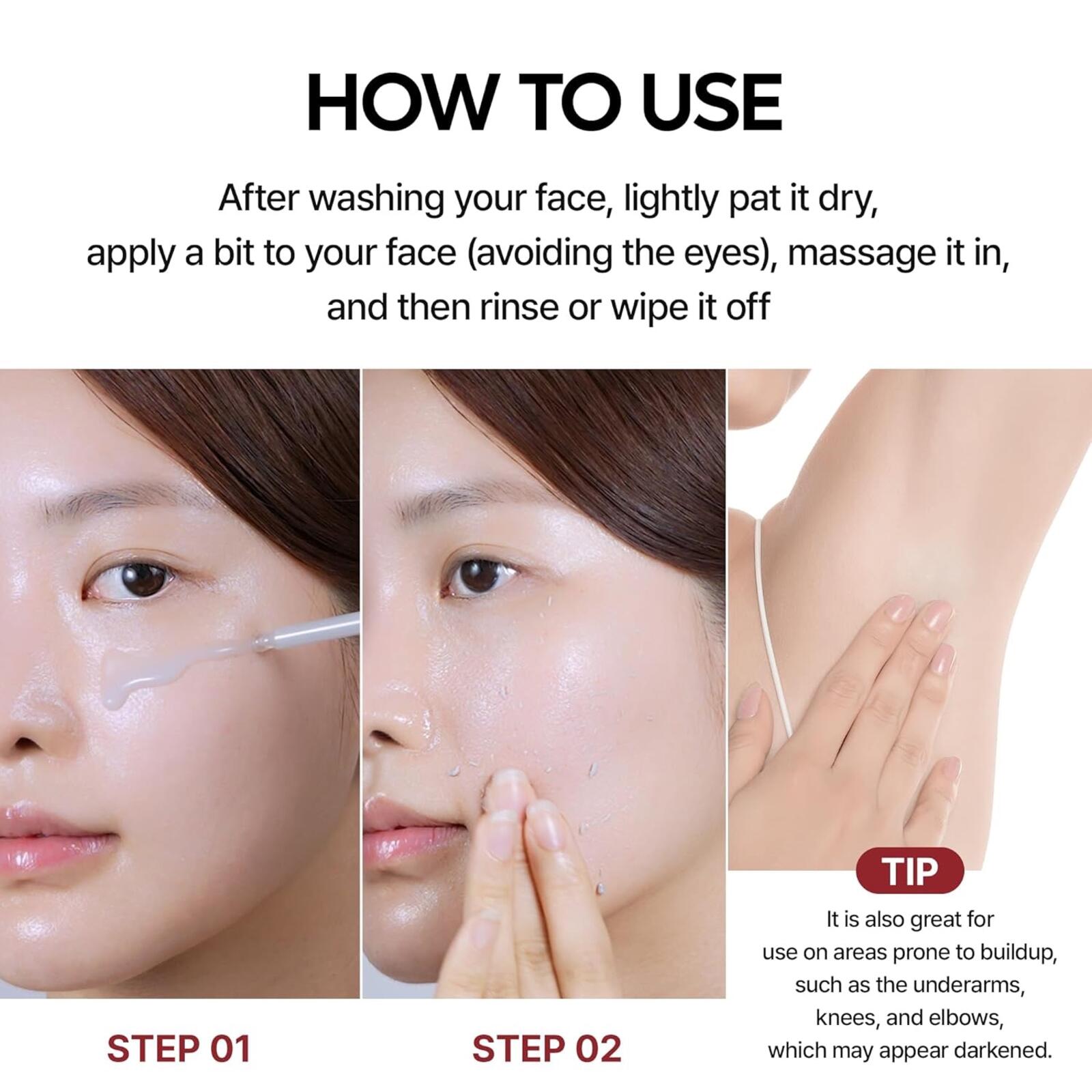 Dr. Melaxin Peel Shot Black Rice AHA BHA Niacinamide Exfoliating Serum 2.7oz