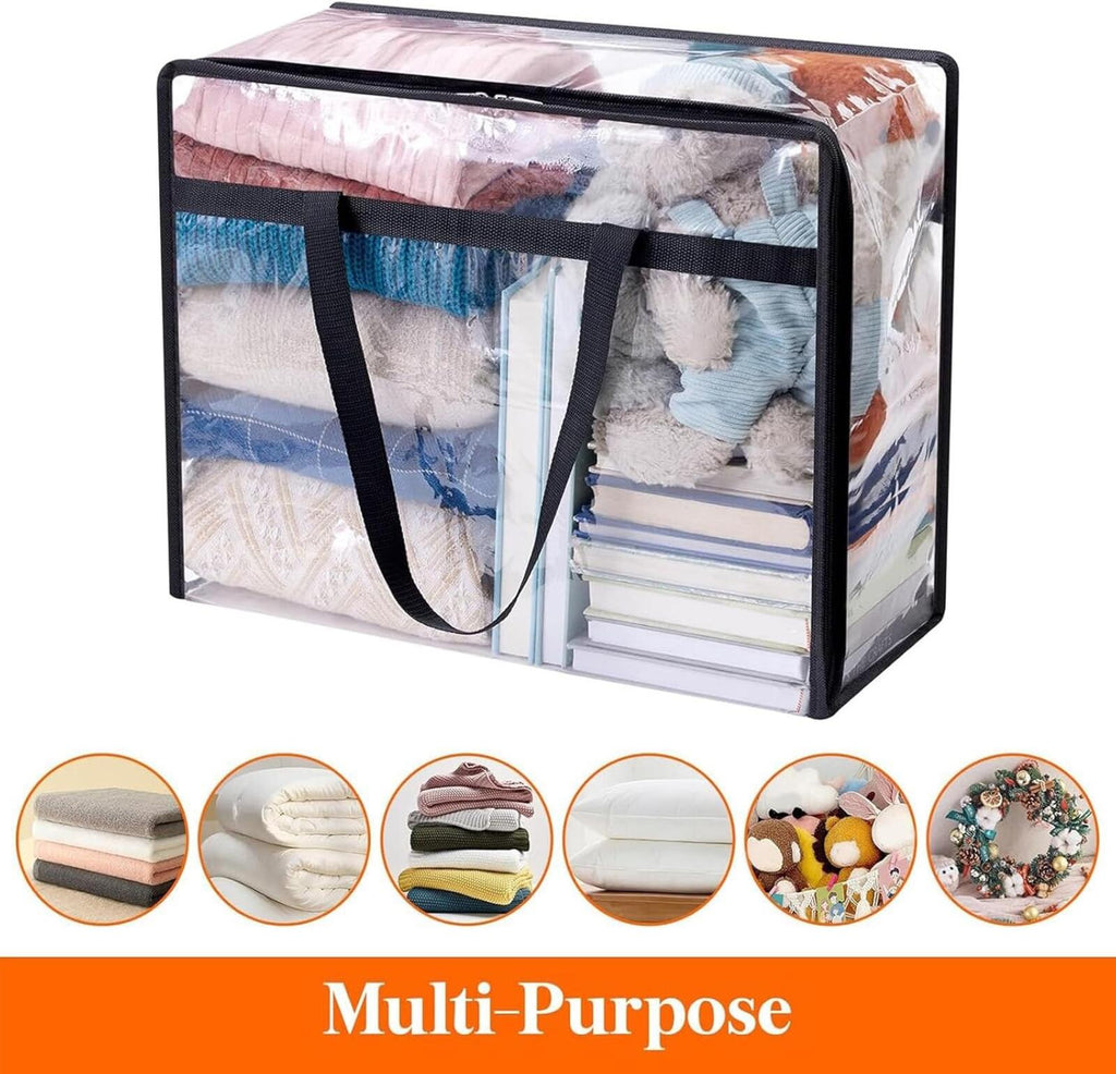 4- Waterproof Clear PVC Storage Bag