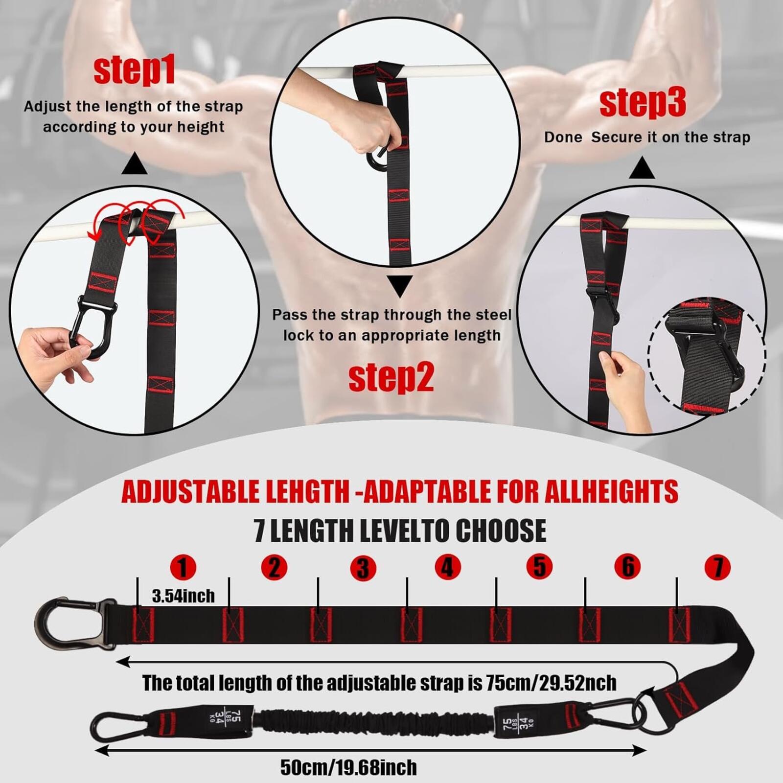 Pull Up Assist Belt System – Build Strength Faster, No Struggle