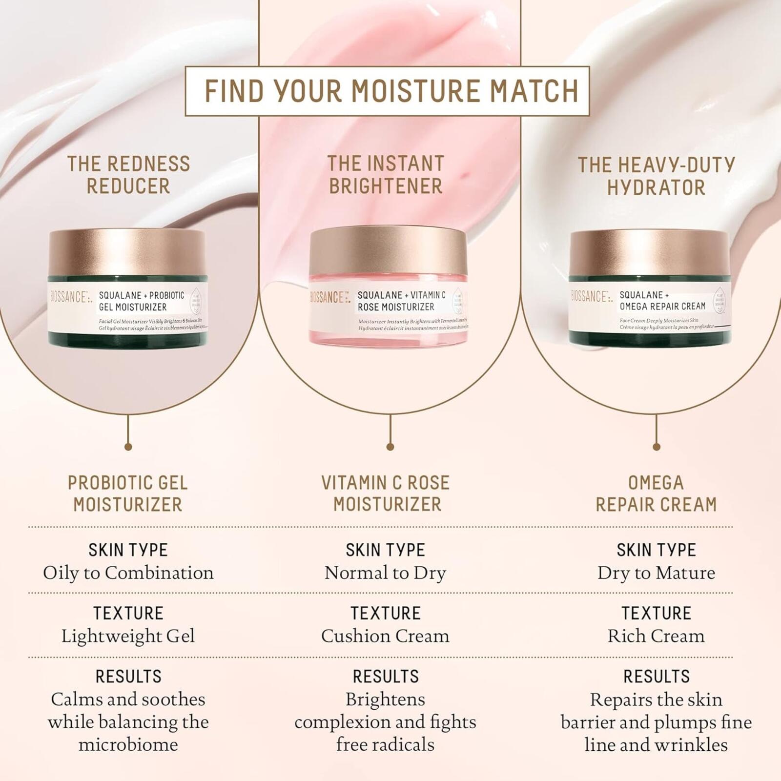 Biossance Vitamin C Rose Moisturizer – Glow & Hydrate 1.69 oz