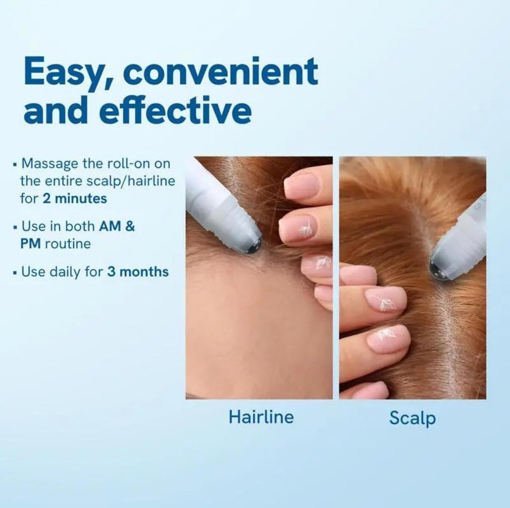 Hair Growth Serum Roll On – Thicker, Stronger Hair Faster